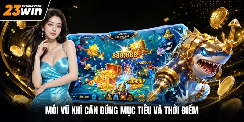 Mỗi vũ khí cần đúng mục tiêu và thời điểm